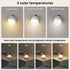 SCOPOW 2Packs E26 Rechargeable Light Bulbs with Remote Control Timer and 3 Color Temperature 350LM Magnetically Battery Operated Light Bulbs Dimme...