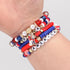 Ardorchid Halloween Bracelets for Women Pumpkin Ghost Steleton Bat Skull Beaded Stackable Stretchy Bracelet Rugby Thanksgiving Christmas Heishi Br...