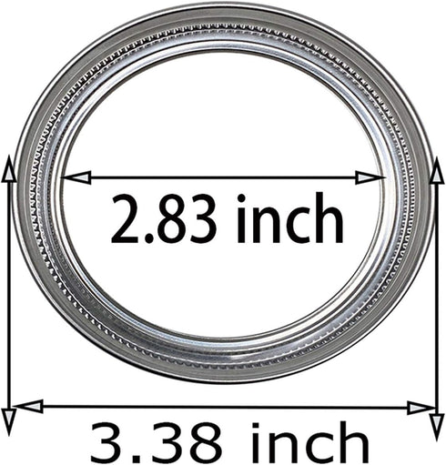304 Stainless Steel Sprouting Lids for Wide Mouth Mason Jars and Making Organic Sprout Seeds 6 Pcs...