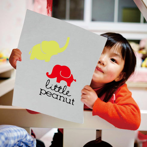 22 Pack 5 Inch Cute Baby Shower Stencils for Onesie Decorating Kit, Small Animals Template Reusable Mixed Phrase Painting Stencils for Boy Girl Ba...