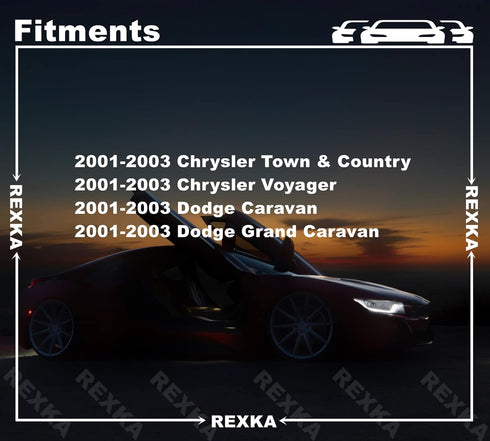 Rexka 30pcs Interior Roof Headliner Retainer Clip Fastener Compatible with Chrysler TY98TL2-AA Caravan Town Country Voyager Mini-Vans...