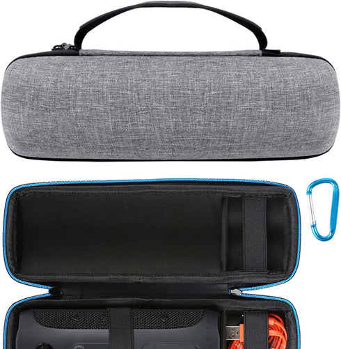 Linkidea Speaker Carrying Case Compatible with JBL Flip 3, JBL Flip 4 Bluetooth Case, Replacement Hard Shell Protective Travel Bag with Cable, Cha...