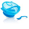 Nuby Easy Go Suction Bowl with Lid and Snap-in Spoon, Colors May Vary...