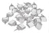 White Reflective Wing Tacks (Pack of 50) Trail Tacks, Glow Tacks, Hiking Markers, Trail Marking Tacks, Reflective Thumb Tacks for Hunting, White T...