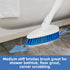 Qaestfy Bathtub Brush Refill Replacement Shower Tub and Tile Cleaning Lock in Place Scrub Brushes Head for Bathroom Wall Floor Scrubbing Compatiab...