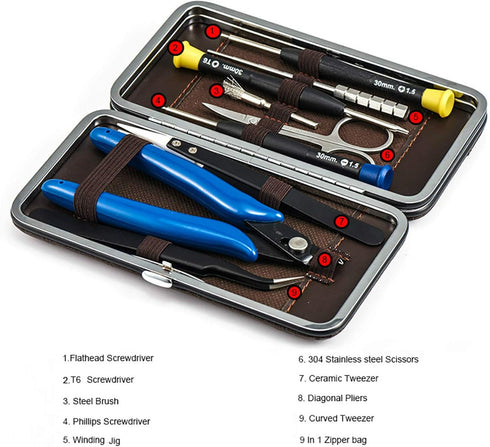DIY tool kit for electric repair, home DIY, 9 in 1....