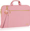 Laptop Case Bag Women Men Computer Sleeve for MacBook/Dell/HP/Acer/ASUS/LG, Waterproof Shoulder Carrying Briefcase, Pink, 15-15.6 Inch...