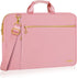 Laptop Case Bag Women Men Computer Sleeve for MacBook/Dell/HP/Acer/ASUS/LG, Waterproof Shoulder Carrying Briefcase, Pink, 15-15.6 Inch...