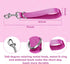 Short Dog Leash Dog Handle Leash Traffic Dog Leash Traffic Leash for Dog Short Leash for Dog Training Short Lead Dogs Tab Leash (Pink and Blue)...