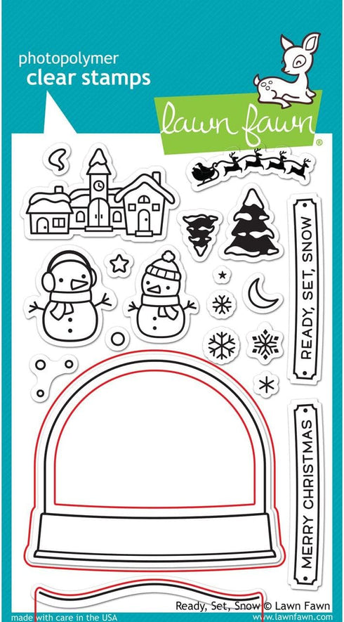 Lawn Fawn Dies - Ready, Set, Snow Shaker Add-On (LF975)...