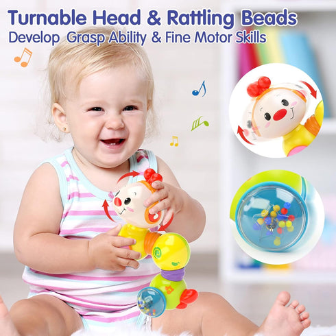 1 Year Old Girl Gifts Baby Toys 6-12 Months+ Press & Go Music Light Toys for 1 Year Old Girl, Toys for 1 + Year Old Girl Boy Baby Toys 12-18 Month...