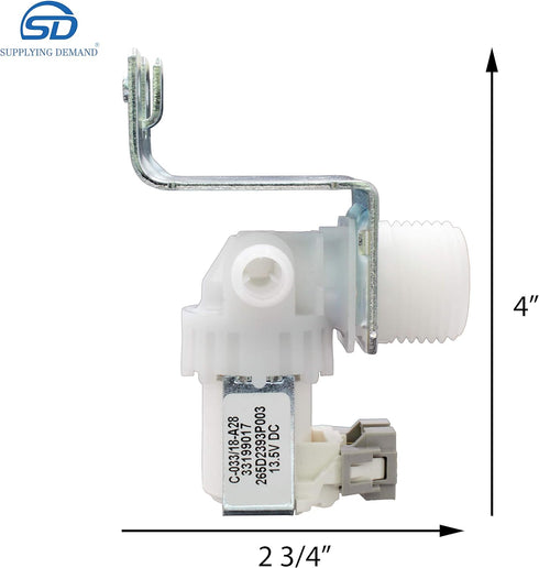 Supplying Demand WD15X22999 WD15X26140 WD15X24213 Dishwasher Water Inlet Valve Replacement Model Specific Not Universal