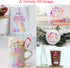 Rose Gold Holographic Vinyl - 12" X 6 ft Glossy Adhesive Permanent Vinyl for Crafts, Expressions, Cameo, Decal, Signs, Stickers - Rainbow...