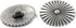Bezelry 12 Pieces Oval Cactus Flower Metal Shank Buttons. 24mm X 19mm (Antique Silver)...