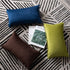 DEZENE Couch Pillow Cases 12x20 Chartreuse: 2 Pack Cozy Soft Pom-poms Velvet Rectangular Throw Pillow Covers for Farmhouse Home Decor...