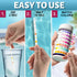 EASYTEST 7-Way Pool Test Strips, 150 Strips Water Chemical Testing for Hot tub and Spa, Accurate Test Bromine, Total Alkalinity, pH, Free Chlorine...