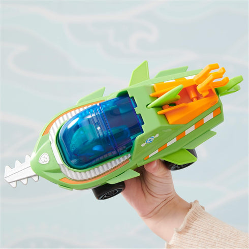 Paw Patrol Aqua Pups Rocky Transforming Sawfish Vehicle with Collectible Action Figure, Kids Toys for Ages 3 and up...