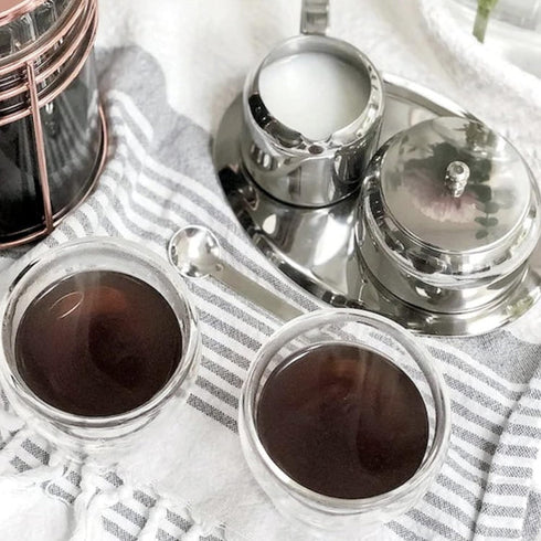 Cuisinox Stainless Steel Cream and Sugar Set, 5-Piece...