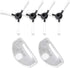 PURE CLEAN PUCRC25 and PUCRC26B Replacement Parts - (4) Rotating Side Brushes (2) Dustbin Filters - Robot Vacuum Cleaner Replacement Parts and Acc...