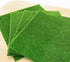 4 Packs Fake Grass for Crafts Artificial Garden Grass for Dollhouse 6 X 6 Inches Miniature Ornament Garden Dollhouse DIY Grass...