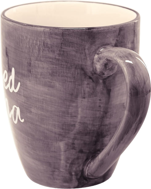 Mom Life Mom Life is the Best Life Deep Purple Large 20 oz Ceramic Coffee Mug Tea Cup, Purple...