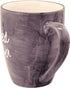 Mom Life Mom Life is the Best Life Deep Purple Large 20 oz Ceramic Coffee Mug Tea Cup, Purple...