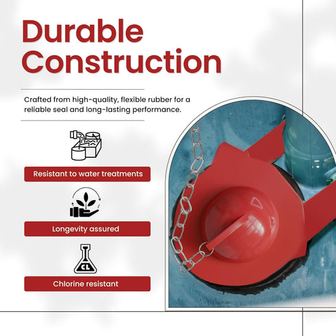 Hinge Toilet Flapper Replacement Compatible with Kohler Models - Toilet Tank Flapper Compatible with Kohler Models Including San Raphael & Rosario...