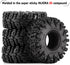 INJORA 1.0 Tires - S5 Swamp Claw Mud Terrain Tires for TRX4M AX24 SCX24 FCX24 1/18 1/24 RC Crawler Car,64 * 24mm,T1019...