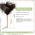 Ostrich Feather Duster, 16-Inch, Indulge in Effortless Elegance with Premium Reusable Design for Thorough, Eco-Friendly Cleaning of Delicate Items...