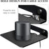Small Floating Shelf Speaker Shelf, 6” Anti Slip Speaker Wall Mount Shelf for Cameras Baby Monitors Bluetooth Speaker Cell Phones Webcam WiFi Mesh...