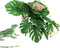 Hermit Crab Climbing Toy, Reptile Plants for Aquarium, Hanging Plastic Simulated Turtle Leaf Plant with Suction Cup, Reptile Tank Habitat Decor Ac...