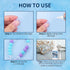 100g Professional Bracelet Elastic String Knot Fixing Drip, Clear Bracelet Glue, Keep Stretchy Bracelet String Stay Perfectly Tied for Clay Beads,...