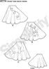 Simplicity 8774 Girl's 1950's Vintage Rockabilly Poodle Skirt Sewing Pattern, Sizes 7-14...