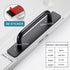 2Pcs Adhesive Cabinet Door Handles, Aluminum Alloy Stick on Shower Door Handle, Self Stick Pulls No Drilling for Kitchen Cabinet/Dresser/Drawer/Cl...