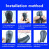 1 PC Car Gear Shift Knob Cover, Waterproof Leather Vehicle Shift Knob Accessories, Durable Automotive Interior Gear Shift Decoration Compatible wi...