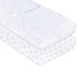 Changing Pad Cover - Cradle Sheet 100% Jersey Cotton 2 Pack for Baby Girl-Dusty Rose and Mauve Pink Stars...