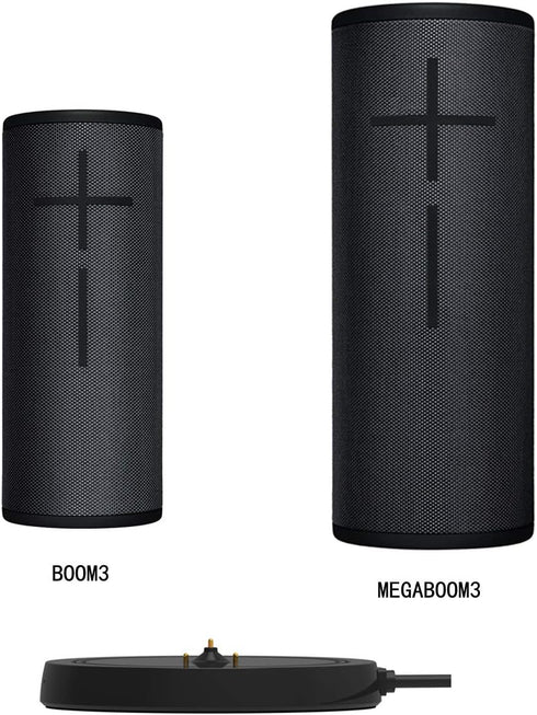 Power Up Charging Dock Compatible with Ultimate Ears UE Boom 3/Megaboom 3/Blast/Megablast(Wall Charger and 5 Feet Cable Included) Black(Not for Bo...