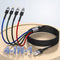 iPhone Charging Multi 4-in-1 USB Long Cable,3M/10Ft Nylon Braided Universal Phone Charger Cord USB C/Micro USB/Lightning*2 Connector Adapter for i...