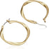 Lucky Brand Twist Hoop Earrings, Gold, One Size...