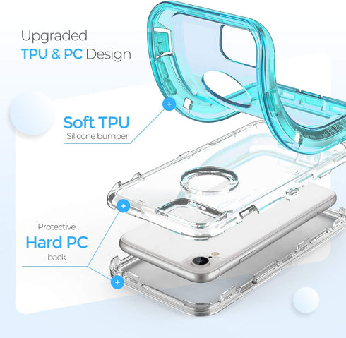 ORIbox Case Compatible with iPhone XR Case, Heavy Duty Shockproof Anti-Fall clear case...