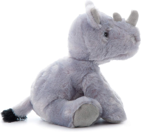 The Petting Zoo Rhino Stuffed Animal, Gifts for Kids, Wild Onez Zoo Animals, Rhino Plush Toy 8 inches...