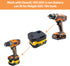 Adapter Converter for Dewalt 20V DCB205 DCB206 Li-ion Battery to Ridgid AEG 18V Hyper li-ion Power tool Battery...