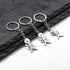 Junkin 3 Pcs Stainless Steel Funny Doodle Keychain 2024 Graduation Keychain Gifts Friendship Jewelry Women Men(Silver)...