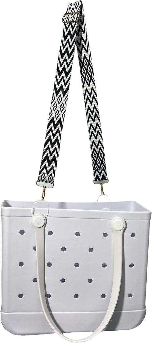 Removable Straps with Wire Loop Accessories for Bogg Bag,Wide Shoulder Adjustable Strap Crossbody for Handbag Beach Tote Bag...