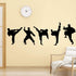 Amaonm Creative Vinyl Sport Taekwondo Wall Decor Player Silhouette Decals - Removable DIY Baby Nursery Bedroom Living Room Home Stickers Murals Ar...