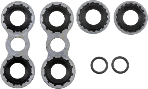 Dorman 66201 Oil Cooler Line Gasket Assortment Compatible with Select Models, 3 Piece...