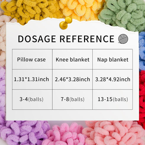Franel Loop Yarn 100% Polyester Chenille White Puffy Yarn Chunky Finger, Craft Finger Knitting Loopy Yarn Soft and Light Material, Perfect for DIY...