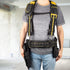 AISENIN 3 inch Padded Tool Belt Work Tool Belt for Heavy Duty Work(Yellow and Black)...