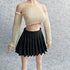 1/6 Scale Figure Clothes Sweater Top+Skirt Outfit Costume for 12 inch Female Action Figure Phicen/TBLeague (White)...