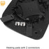 X AUTOHAUX Car Rearview Left Driver Side Heated Mirror Glass Replacement W/Backing Plate for Volvo S80 2007-2016 V60 2014-2018 S60 2007-2018...
